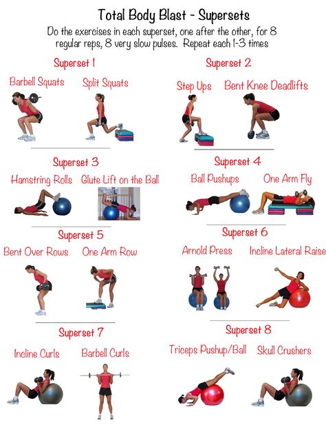 Total Body Superset Workout, Total Body Workouts At Home, Full Body Super Sets For Women, Superset Workout For Women, Ab Superset Workout, Total Body Circuit Workout, Group Fitness Class Ideas Workout Routines, Total Body Conditioning Workout, Super Sets For Women