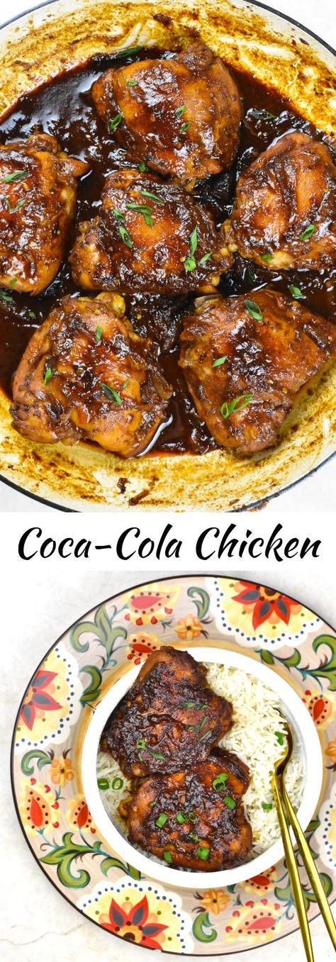 Cocoa Cola Chicken, Coca Cola Chicken Recipe, Cola Chicken Recipe, Coke Recipes, Coke Chicken, Coca Cola Chicken, Cola Recipe, Cola Chicken, Great Chicken Recipes