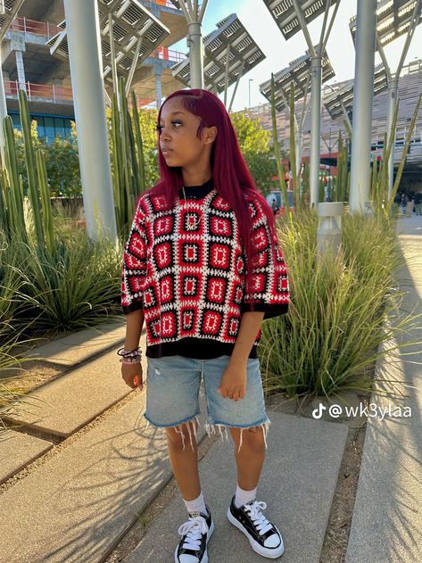 Summer Outfits Jorts, Outfits Jorts, 90s Summer Outfits, Tomboy Outfits Summer, Tomboy Swag, Fashion School Outfits, 90s Summer, Fly Outfit, Tomboy Outfits