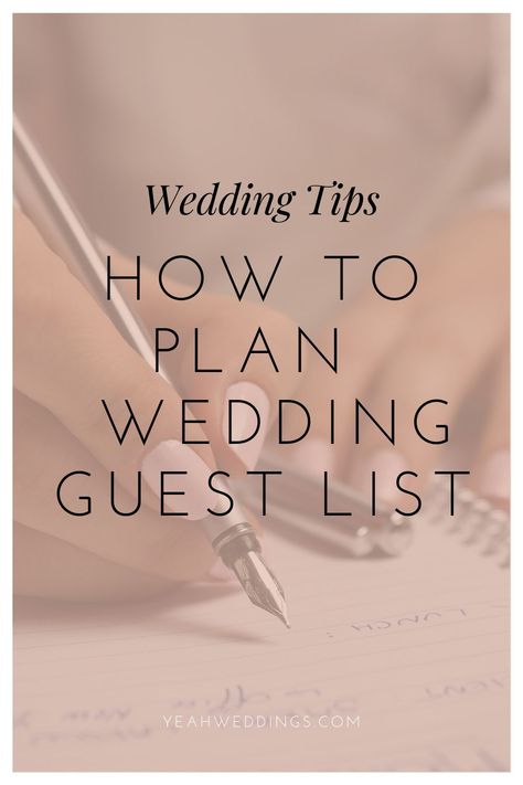 Where do you start when you’re planning a wedding? Making your wedding guest list is a great place to begin. When you celebrate your wedding, you’ll want your friends and family there to support you and celebrate with you. #wedding #guestlist #weddingplanning #weddingplanner #bride #groom #weddingtheme #weddingguests Destination Wedding Budget, Wedding Planner Checklist, Budget Planner Free, Wedding Budget Planner, Budget Advice, Savings Goals, Plan A Wedding, Honeymoon Planning, Budget Planner Printable