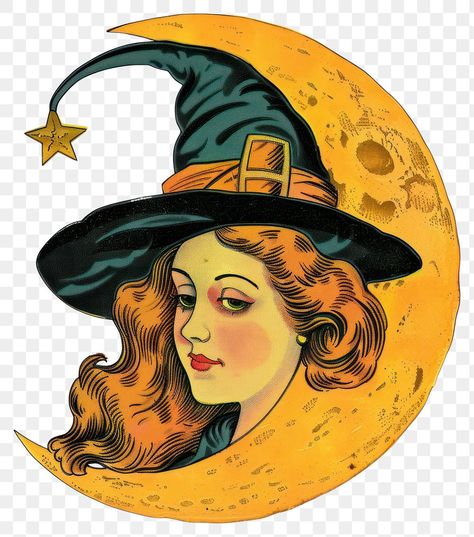 Retro Witch, Vintage Halloween Witch, Vintage Halloween Images, Vintage Witch, Toy Art, Halloween Haunted Houses, Art Halloween, Halloween Vintage, Halloween Images