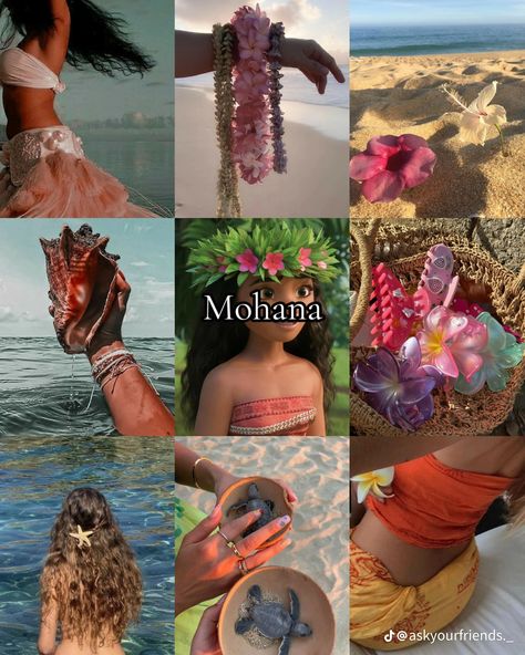 Moana Moodboard, Moana Aesthetic Outfit, Moana Inspired Outfits, Disney Moana Art, Light Pink Hoodie, Royalty Aesthetic, Disney Collage, Disney Princess Pictures, Ocean Vibes