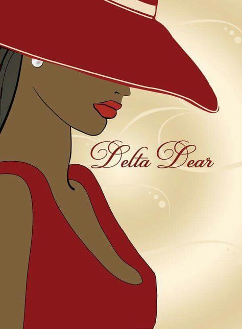 Delta Dears Dj Designs, Charles Bibbs, Cake Pic, Leadership Vision, Delta Art, Delta Sigma Theta Gifts, Sorority Themes, Sorority Art, Delta Girl