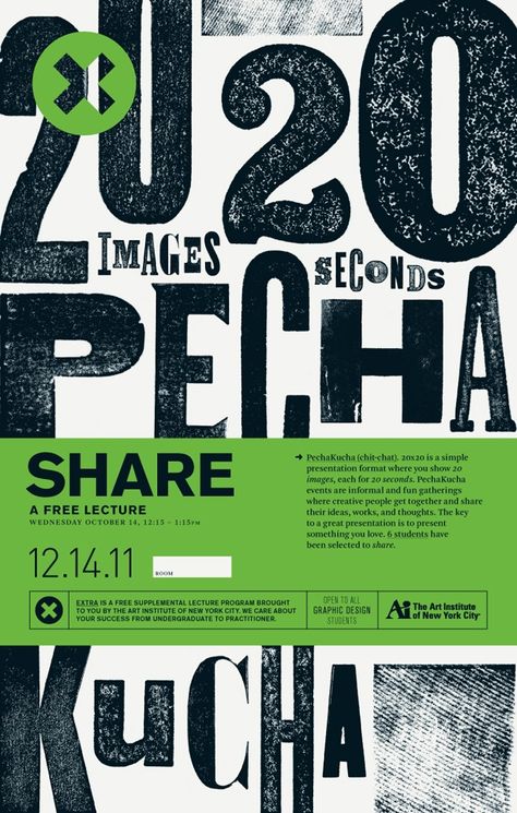 Graphic design inspiration | #1027 Great Graphic Design, Pecha Kucha, Graphic Design Work, Cool Typography, Typographic Poster, Up North, Typography Letters, Graphic Design Poster, Typography Inspiration