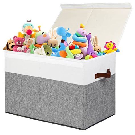 Large Toy Box, Large Toy Storage, Toy Storage Chest, Closet Clothes Storage, Cleaning Supply Storage, Large Stuffed Animals, Storage Box With Lid, Nursery Closet, Toys Storage