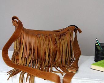 Leather bags handmade with love. by LeatherBagsStudio on Etsy Rustic Leather Bag, Fringe Crossbody Purse, Convertible Tote Bag, Custom Purses, Leather Fringe Bag, Western Purses, Leather Backpack Purse, Bags Handmade, Boho Fringe