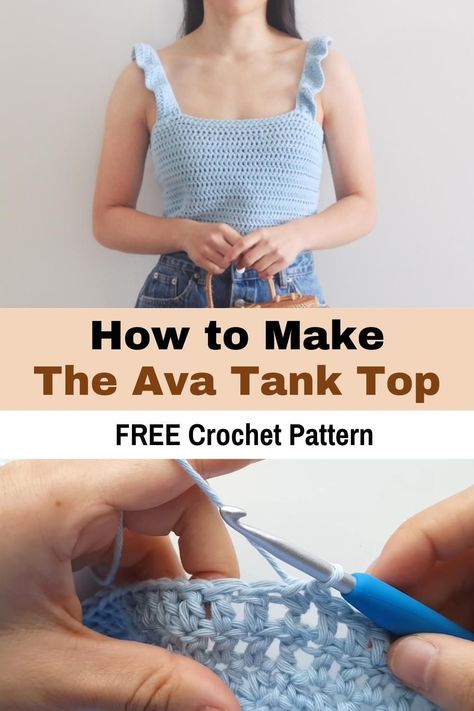 Strap Top Pattern, Crochet Wrap Top, Tank Tops Diy, Crochet Tube Top, Crochet Top Outfit, Crochet Shoes Pattern, Crop Top Pattern, Crochet Crop Top Pattern, Crochet Ruffle