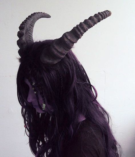 Faun Ears, Faun Horns, Cosplay Horns, Goat Horns, Halloween Costumes For 3, Costume Makeup, Character Aesthetic, Headdress, Character Concept