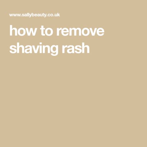 how to remove shaving rash Razor Rash Remedy, Leg Rash, Home Remedies For Face, Razor Bump, Rash On Face, Rashes Remedies, Shaving Bumps, Razor Bumps, Shaved Head