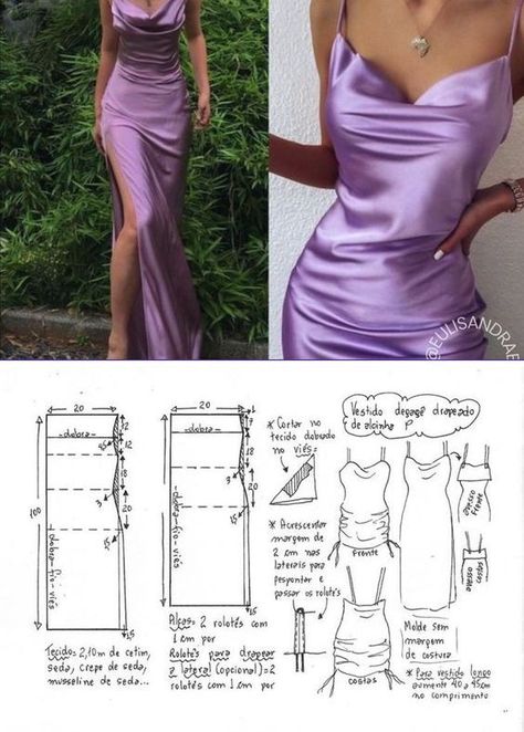 Graduation Dress Sewing Pattern, Dress Patterns Formal, Clothing Pattern Design, Dress Patterns Diy, Corset Sewing Pattern, Sewing Clothes Women, Fashion Design Patterns, Diy Clothes Design, Fashion Sewing Tutorials