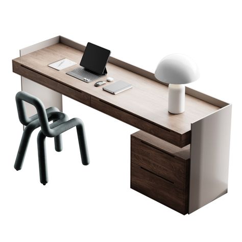 Minimal Office Design, Study Table Ideas, Small Desk Organization, Modern Office Table, Desk Modern Design, Office Desk Designs, Modern Home Office Desk, Study Table Designs, Office Table Design