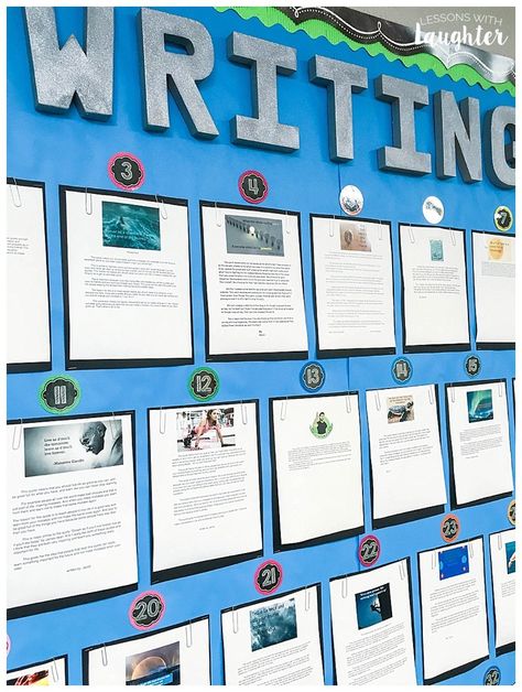 A Quote Quick Write is a great way to combine daily writing and character education! Intermediate Classroom, Inspirational Classroom Posters, Character Education Lessons, Fourth Grade Writing, Classroom Pictures, 5th Grade Writing, Classroom Tour, Quick Writes, Teaching 5th Grade