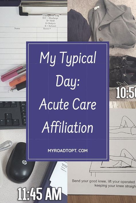 See what my PT school clinical in the acute care hospital was like! | My Road to PT #physicaltherapy #clinicals #ptschool #dpt #spt #ptstudent #myroadtopt Pt School, Physical Therapy School, Acute Care, Care Hospital, Physical Therapist, How To Start Running, Occupational Therapy, Physical Therapy, School Stuff