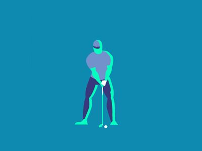 trending GIFs Golf Animation, Golf Drawing, Quad Stretch, Golf Videos, Character Animation, First Animation, Motion Design Animation, Golf Player, Gif Animation