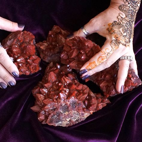 Red Amethyst Specimens for renewal, fearlessness, and confidence Red Amethyst, Small But Mighty, Citrine Stone, Business Development, Third Eye, Healing Stones, Citrine, Amethyst, Confidence