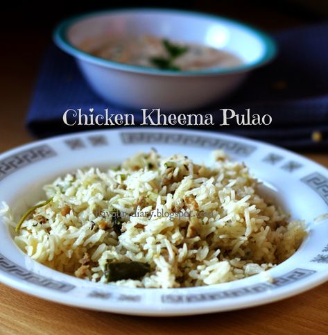 Chicken Kheem Pulao recipe Pulao Recipe, Chocolate Fruit, Pork Dishes, Indian Recipes, Taste Testing, Dinner Dishes, Yummy Foods, Spice Mixes, Few Ingredients