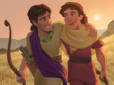 Feeding the 5000 by Ian Dale on Dribbble David And Jonathan Friendship, David Bible, Bible Cartoon, David And Jonathan, Dresses High Neck, Christian Board, Vbs 2024, Bible Images, Bible Illustrations