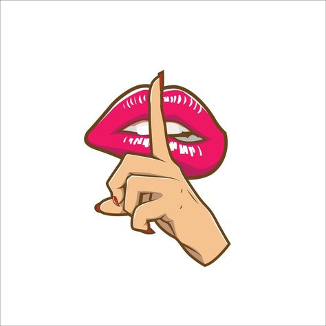 lip and hand vector illustration design Finger On Lips, Lips Vector, Mouth Drawing, Anime Head, Lips Drawing, Anime Inspired Outfits, Vector Illustration Design, Your Lips, Anime Inspired