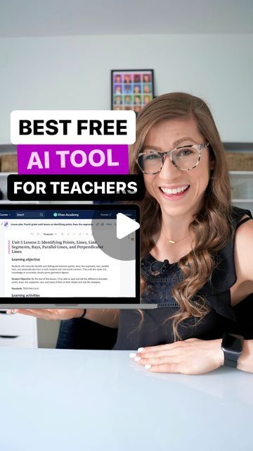 Michelle Emerson on Instagram: "THE BEST FREE AI TOOL FOR TEACHERS! 🎉👾💻 #ad  Khanmigo by @khanacademy is like your AI-powered teaching assistant with over 20 activities all in one place!  SOME OF MY FAVORITE KHANMIGO TOOLS: ✏️ Lesson Plan 📋 Rubric Generator 📰 Class Newsletter 💬 Discussion Prompts 📖 Chunk Text 🪝 Lesson Hook  You can use Khanmigo to streamline your summer planning and save hours prepping to be more present with your students 🍎  ⬇️ Educators in the U.S. can now sign up for FREE ⬇️ 🔗 bit.ly/khanmigoai  I’ve tried a LOT of AI tools for teachers and this is by far my favorite! 😍 The tools are easy to use, even if you’re not super tech-savvy, and the activities are specifically designed to streamline some of your most time-consuming tasks ⏰  Have you tried Khanmigo yet Technology Lesson Plans, Class Newsletter, Teacher List, Summer Planning, Websites For Students, Be More Present, Discussion Prompts, Tech Ideas, Create Business