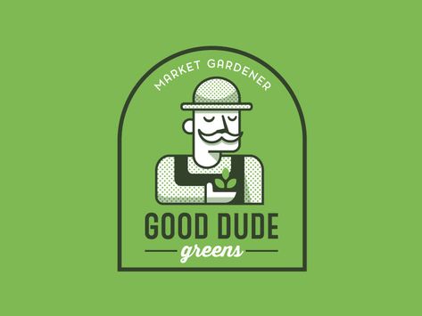 60 Best Logos of 2017 - Designazure.com Gardener Logo, Best Logos, Cafe Branding, Man Logo, Logo Concept, Cool Logo, Global Community, Creative Professional, Branding Design