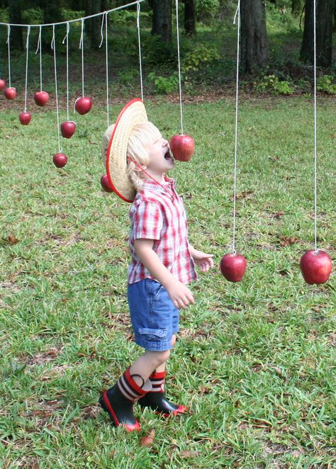 Alternative to "bobbing for apples" School Fall Festival Ideas Games, School Fall Carnival Games, Harvest Party Activities For Adults, Fall Carnival Activities, Fall Activities For Adults Party Ideas, Fall Fair Activities, Fall Carnival Party Ideas, Apple Festival Ideas, Bob For Apples Alternative