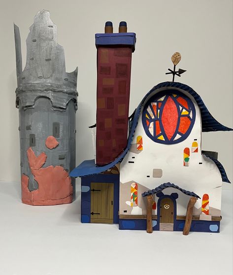 Owl House Diy Ideas, The Owl House Clay, Disney Paper Crafts, Owl House Crafts, The Owl House Crafts, Cartoons Disney, Paint Clay, Sculpture Projects, Fun Crafts To Do