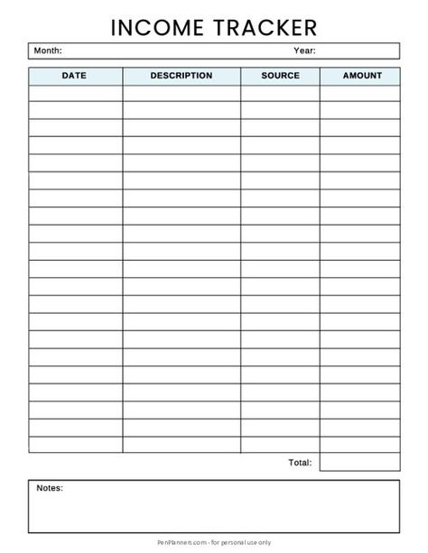 Free Income Tracker Template Yearly Budget, Travel Budget Planner, Printable Graph Paper, Income Sources, Income Tracker, Coordinate Graphing, Handwriting Paper, Study Planner Printable, Budget Planner Template