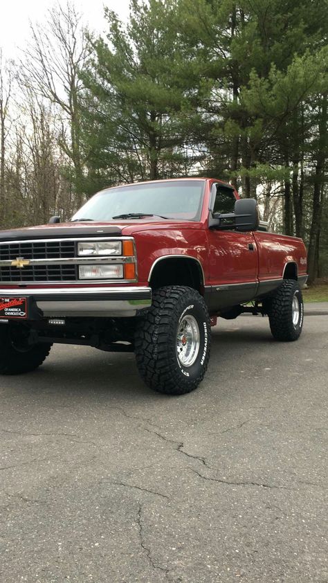 1988-'93 Chevrolet Silverado K2500 1995 Chevy Silverado 1500 Single Cab, 1996 Gmc Sierra 1500, 1996 Chevy Silverado 1500, 1992 Chevy Silverado, 1988 Chevy Silverado 1500, 2006 Chevy Silverado 1500 Lifted, Red Chevy Trucks, 90s Chevy Trucks, 1994 Chevy Silverado 1500