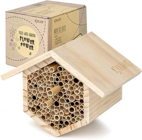 The 7 BEST Bee Houses That Actually Work! (2024) - Bird Watching HQ Mason Bee House Diy, Solitary Bee House, Different Bees, Mason Bee House, Bee Houses, Wood Bees, Bee Supplies, Wild Bees, Bee Hotel