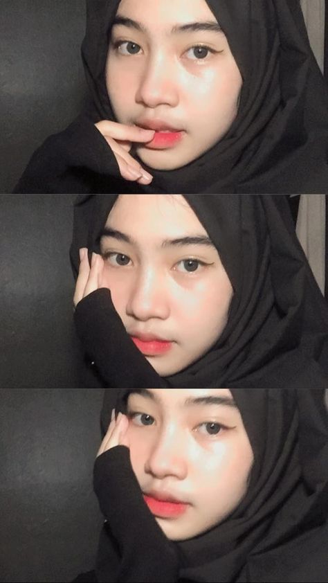 Gaya Pose Foto Hijab Selfi, Inspirasi Foto Selfie Hijab, Pose Selfie Hijab, Ide Pose Foto Hijab, Selfie Hijab, Self Photography, Girls Mirror, Hijab Aesthetic, Casual College Outfits