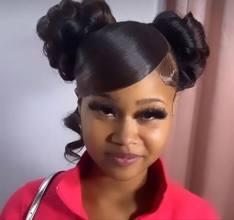 Homecoming Hairstyles Black Hair Updo, 90s Updo Hairstyles Black Women, Hairstyles For Black Women 2023, Updo Black Women, Updo Hairstyles For Black Women, Updo Wig, Knit Camisole, Weave Ponytail Hairstyles, Sleek Ponytail Hairstyles