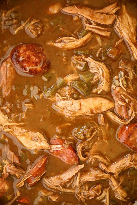 No Roux Gumbo, Chicken And Sausage Gumbo Recipe Crockpot, Chicken And Smoked Sausage Gumbo, Sausage Chicken Shrimp Gumbo, Chicken Andouille Sausage Gumbo, Easy Chicken Gumbo, New Orleans Gumbo Recipe Louisiana, Sausage And Chicken Recipes, Gumbo Recipe Chicken And Sausage