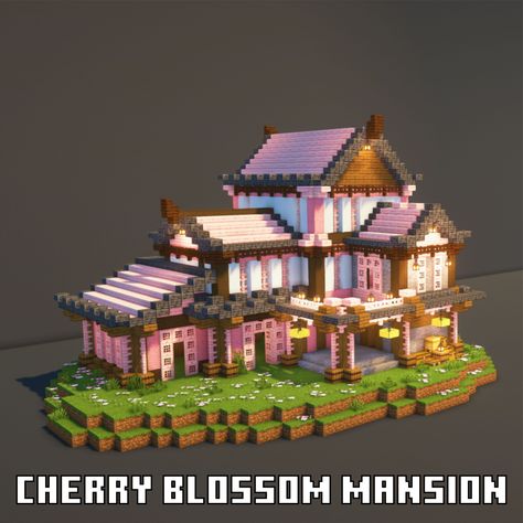 Minecraft Cherry Blossom Mansion Tutorial
#minecraft #minecrafttutorial #minecrafthouse Cherry Kitchen Minecraft, Minecraft Anime Builds, Japanese Houses Traditional, Minecraft Staircase, Mc Houses, Minecraft Cherry Blossom, Casa Minecraft, Minecraft Mountain, Minecraft Decor