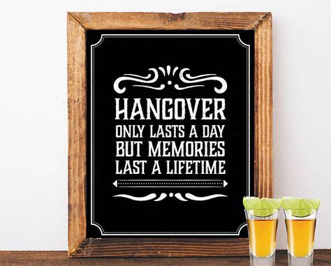 Hangover sign party sign chalkboard wedding signs decorations jack daniels party bar decorations bar sign decorations wedding party signs Guys Birthday Party Ideas, Bar Themed Party, Jack Daniels Party Theme, Jack Daniels Party Theme Decoration, Jack Daniel Theme Birthday Party, Jack Daniels Themed Birthday Party, Bar Setup For Party, Whiskey Bar Themed Birthday Party, Male Party Decorations