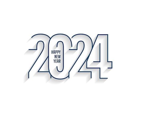 Line style happy new year 2024 event bac... | Free Vector #Freepik #freevector #winter #background #new #holiday Happy New Year 2024 Background, 2024 Background, Happy New Year 2024, Winter Background, Year 2024, Vector Photo, New Years Eve, Happy New, Happy New Year