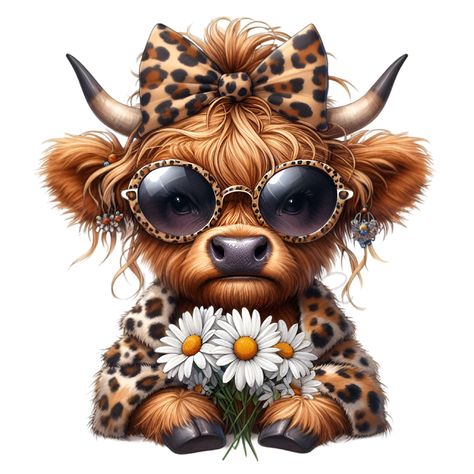 Mother Clipart, Highland Cow Png, Scottish Cow, Cow Illustration, Highland Cow Art, Cow Clipart, Funny Cow, Cow Png