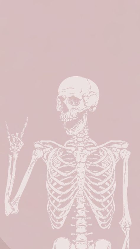 Preppy Skeleton Wallpaper, Light Pink Halloween Wallpaper, Pink Skeleton Aesthetic Wallpaper, Skelton Wallpers Aesthetic, Pink Skeleton Wallpaper, Cute Skeleton Wallpaper, Pink Spooky Wallpaper, Cute Halloween Backgrounds, Screen Savers Iphone