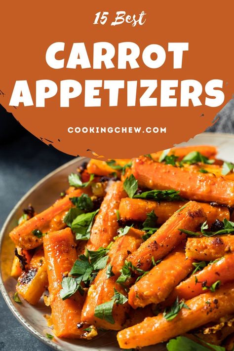 Carrot Appetizer Recipes, Carrot Appetizers, Grated Carrot Salad, Tempura Recipe, Carrot Chips, Carrot Dogs, Honey Roasted Carrots, French Fried Potatoes, Julienned Carrots