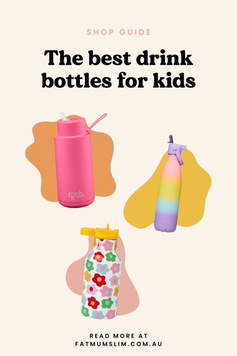 The ultimate goal when looking at kids drink bottles is finding one that lasts the whole school year, and most importantly doesn’t leak. Bonus points if it can keep water cool for the school day, and has easy-to-use lid. Kids Drink Bottles, Kids Drink, Kid Drinks, Back To School Shopping, School Shopping, Good Fats, Water Cooler, School Days, Fun Drinks