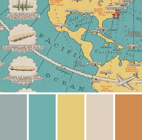 Map Color Palette, Table Palette, Color Table, Visual Journal, Colorful Table, Map Design, Color Pallets, World Map, Color Schemes