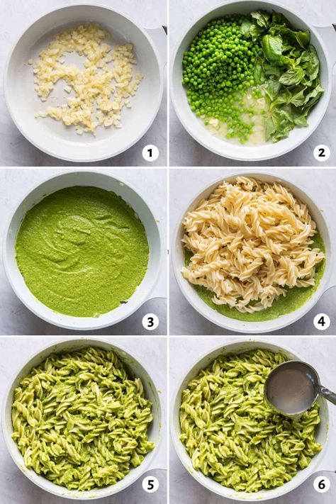 Pasta with Peas {Spring Vegetarian Recipe} | FeelGoodFoodie Can Pea Recipes, Vegan Recipes With Peas, Peas In Pasta, Peas Pesto Pasta, Peas And Cheese Pasta, Spring Pea Pesto, Spinach Pea Pasta, Pea And Pesto Pasta, Broccoli Pea Pasta