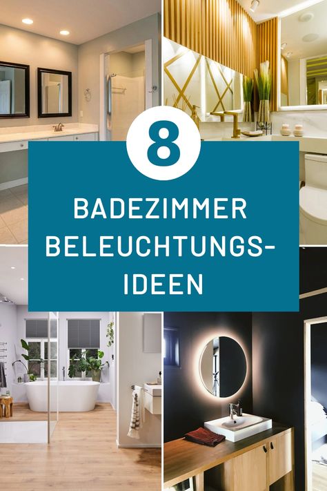 Entdecke 8 kreative Ideen für die perfekte Badezimmerbeleuchtung! Von indirektem Licht an der Wand bis zu stilvollen LED-Streifen am Spiegel – hier erfährst du, wie du dein Badezimmer modern und gemütlich gestalten kannst, egal ob klein oder mit Dachschräge. Led