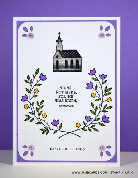 Gift Of Hope Stampin Up Cards, Welcome Easter Stampin Up Cards, Stampin Up Gift Of Hope Easter Cards, Stampin Up Hold On To Hope Easter Cards, Stampin Up Rejoice In Him Easter Cards, Christian Easter Cards Handmade, Easter Cards With Crosses, Velika Noč, Stampin Up Easter Cards