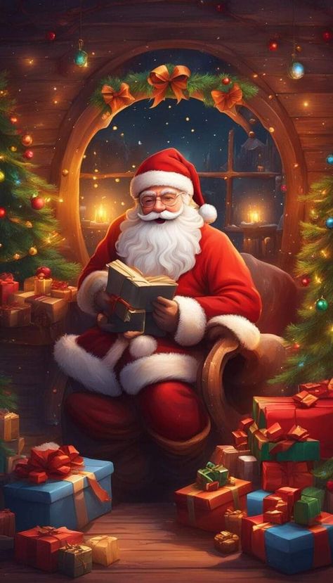 Santa Jokes, Animated Christmas Pictures, Disney Merry Christmas, Winter Christmas Scenes, Beautiful Christmas Scenes, Santa Claus Images, Merry Christmas Gif, Merry Christmas Pictures, Christmas Jokes