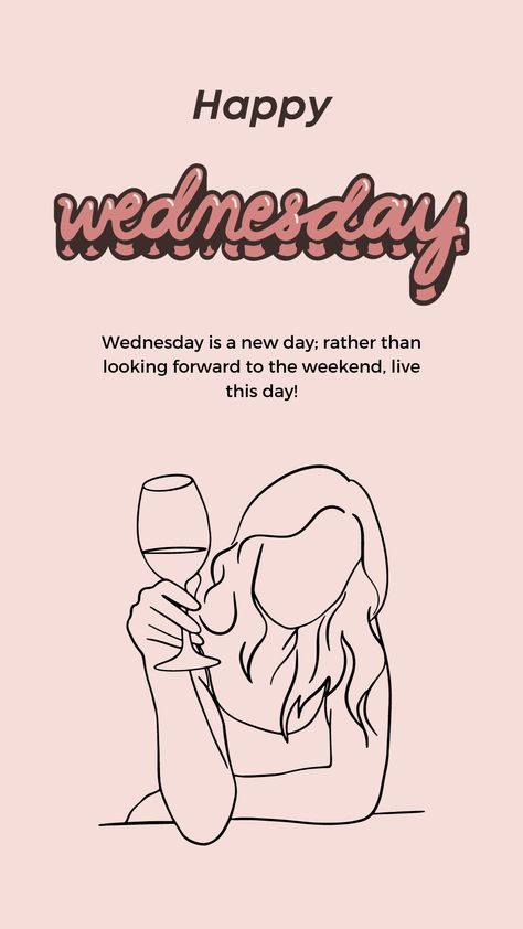 Instagram Background (Days of the Week) Instagram Background, Days Of The Week, Happy Wednesday, A New Day, New Day, Instagram