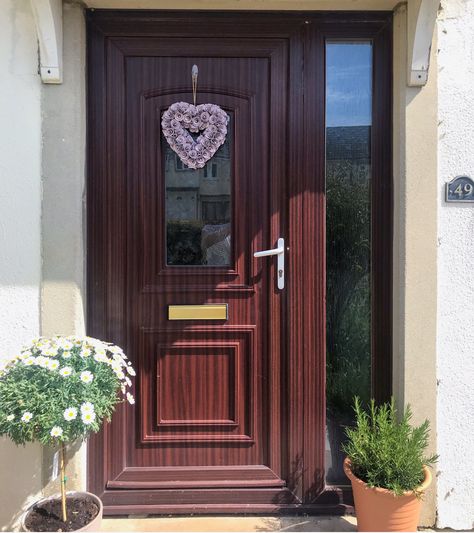 Currently have an attractive front door? This is the DIY hack for you. You won't believe the difference painting a UPVC door can make! Plus it's so cheap. Paint Upvc Front Door, Painting Upvc Door, Upvc Front Door Makeover, Paint Upvc Door, Upvc Door Makeover, Painted Upvc Front Door, Painted Upvc Door, Soft Green Kitchen, Fromt Doors