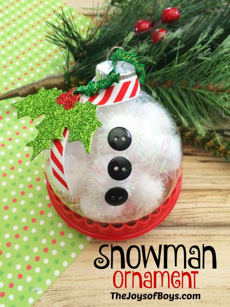 Resident Activities, Crafts Snowman, Homemade Christmas Ornaments, Diy Snowman Ornaments, 4h Ideas, Christmas Luncheon, Rustic Christmas Ornaments, Christmas Crafts For Adults, Tree Snowman