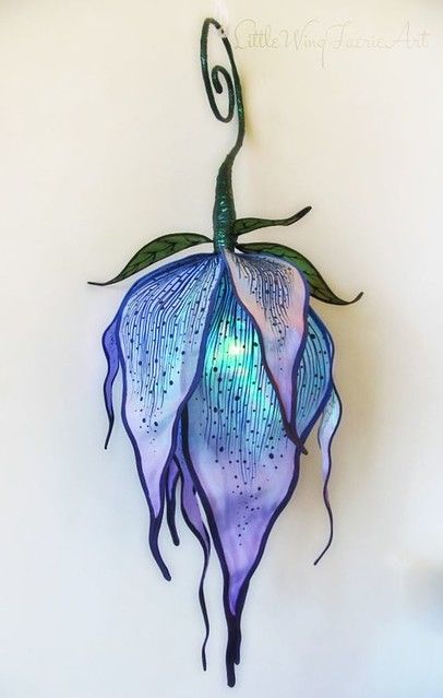 Takken Decor, Faerie Art, Magic Flower, Faery Art, Lamp Ideas, Deco Nature, Flower Lamp, Cool Ideas, Diy Lamp