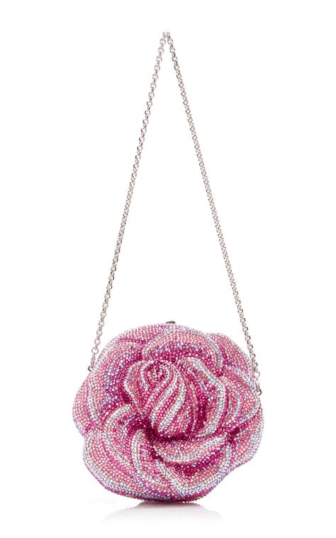 Rose Clutch, Judith Leiber Bags, Beads Bag, Fashion Designer Clothes, Judith Leiber Couture, Pink Things, Girly Bags, Wedding Clutch, Luxury Purses