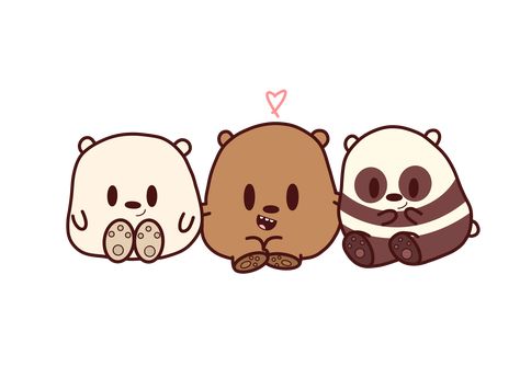 3 Bears Cartoon Wallpaper, 3 Bears Cartoon, Three Animals, Doodle Bear, Whatsapp Wallpaper Cute, The Three Bears, We Bare Bears Wallpapers, 3 Bears, Cute Bear Drawings